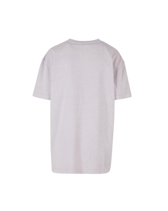 T-shirt BUILD YOUR BRAND LADIES OVERSIZED ACID WASH TEE voor bedrukking &amp; borduring