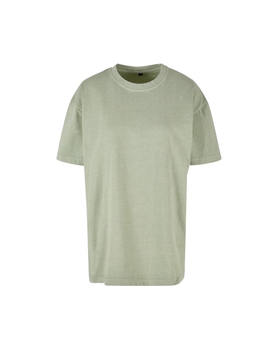T-shirt personnalisable BUILD YOUR BRAND LADIES OVERSIZED ACID WASH TEE