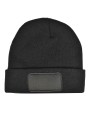 L-MERCH rPET Beanie With Label Mütze, Schal & Handschuh personalisierbar
