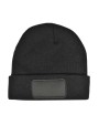 L-MERCH rPET Beanie With Label Mütze, Schal & Handschuh personalisierbar