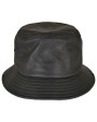 FLEXFIT Imitation Leather Bucket Hat Bob-Muetze personalisierbar