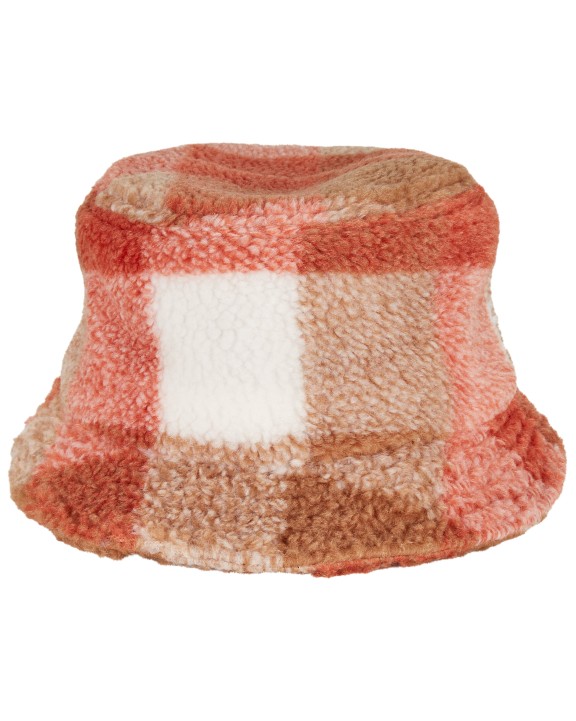 FLEXFIT Sherpa Check Bucket Hat Bob-Muetze personalisierbar