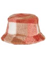 FLEXFIT Sherpa Check Bucket Hat Bob-Muetze personalisierbar