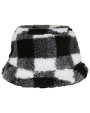 FLEXFIT Sherpa Check Bucket Hat Bob-Muetze personalisierbar