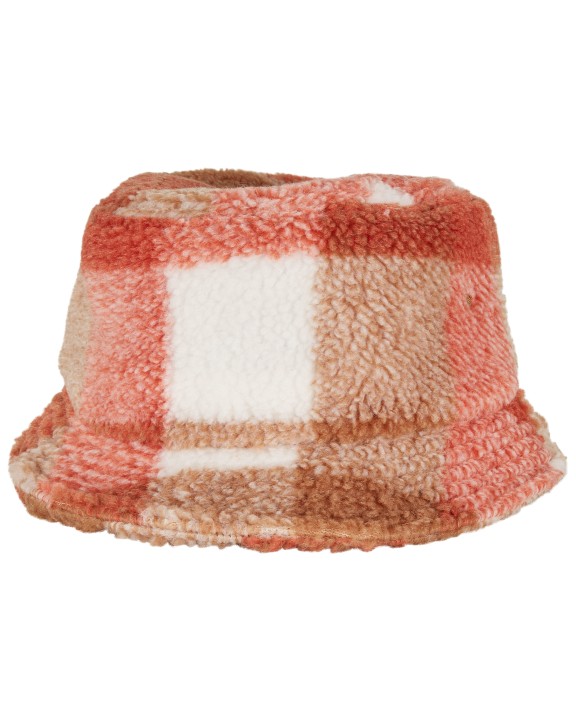 FLEXFIT Sherpa Check Bucket Hat Bob-Muetze personalisierbar