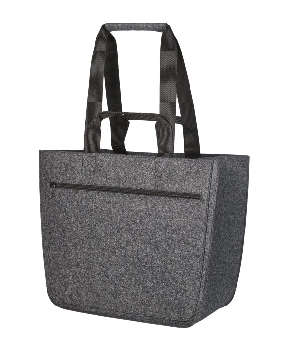 Tas & zak HALFAR Felt Shopper Softbasket voor bedrukking &amp; borduring