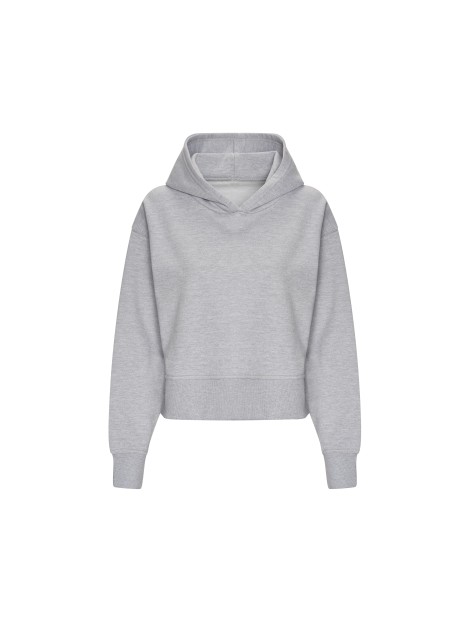 AWDIS WOMEN'S RELAXED HOODIE heather grey personnalisable