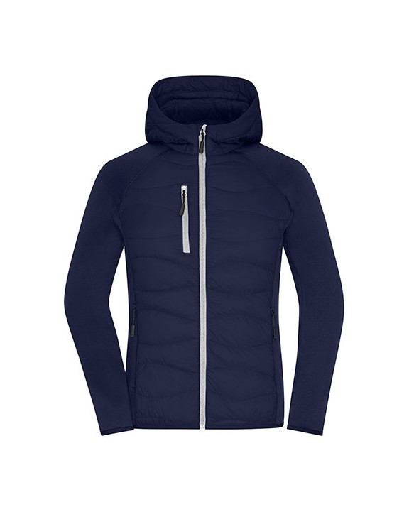 JAMES & NICHOLSON Ladies´ Hybrid Jacket Jacke personalisierbar