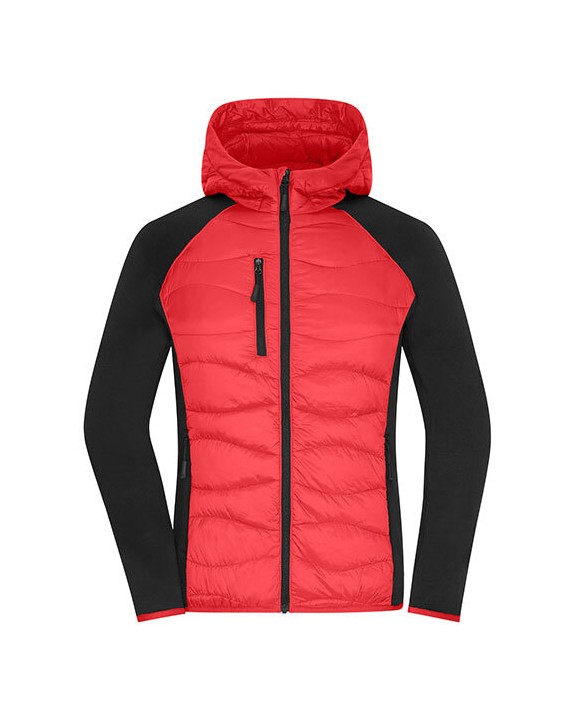 JAMES & NICHOLSON Ladies´ Hybrid Jacket Jacke personalisierbar