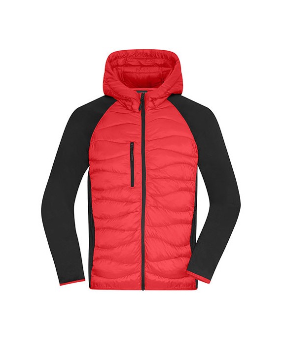 JAMES & NICHOLSON Men´s Hybrid Jacket Jacke personalisierbar