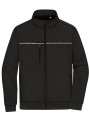 JAMES & NICHOLSON Hybrid Workwear Jacket carbon/black personnalisable