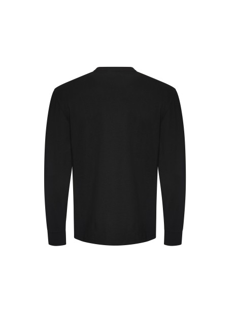 AWDIS OVERSIZE 100 LONG SLEEVE T noir profond personnalisable