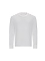 AWDIS OVERSIZE 100 LONG SLEEVE T blanc personnalisable