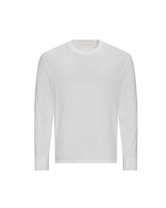 T-shirt AWDIS OVERSIZE 100 LONG SLEEVE T voor bedrukking &amp; borduring