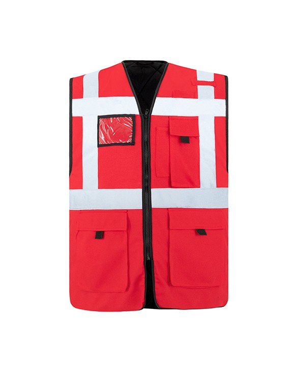 KORNTEX PADDED COMFORT EXECUTIVE SAFETY VEST "WISMAR" Warnweste personalisierbar