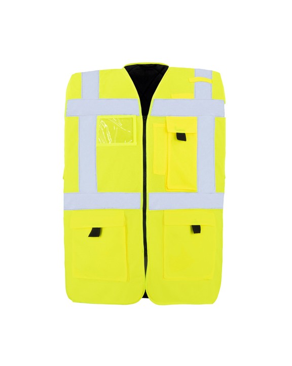 KORNTEX PADDED COMFORT EXECUTIVE SAFETY VEST "WISMAR" Warnweste personalisierbar