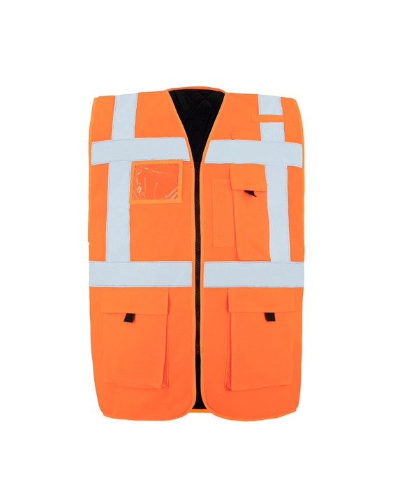 KORNTEX PADDED COMFORT EXECUTIVE SAFETY VEST "WISMAR" Warnweste personalisierbar