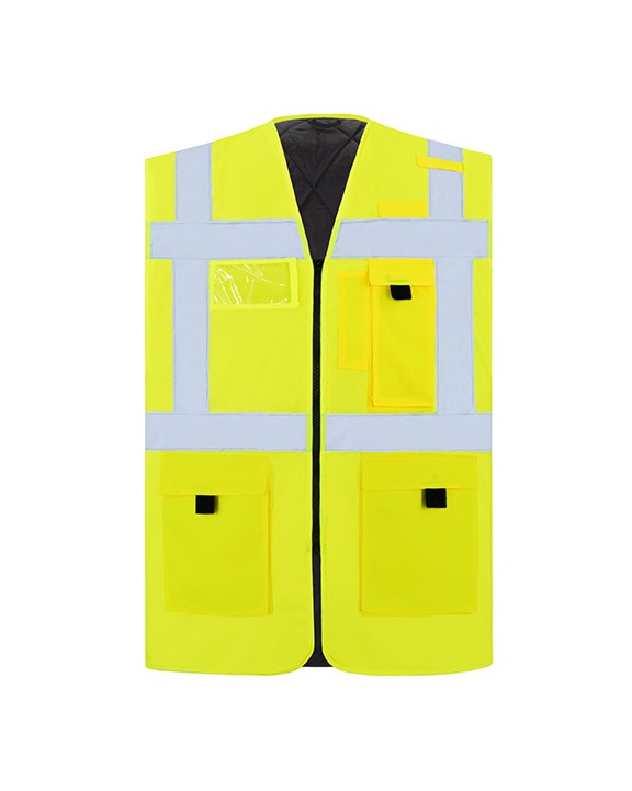 KORNTEX PADDED COMFORT EXECUTIVE SAFETY VEST "WISMAR" Warnweste personalisierbar