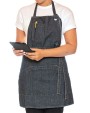 Tablier personnalisable LE CHEF Utility Apron Bib Washed Denim