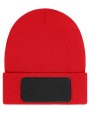 MYRTLE BEACH Beanie with Patch - Thinsulate Mütze, Schal & Handschuh personalisierbar