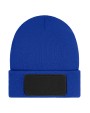 MYRTLE BEACH Beanie with Patch - Thinsulate Mütze, Schal & Handschuh personalisierbar