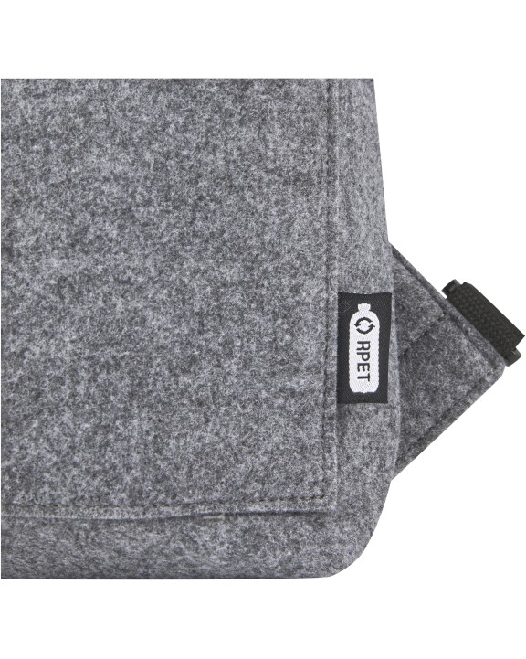 L-MERCH Felt Roll-Top Bike Backpack Tasche personalisierbar