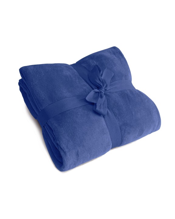 Plaid personnalisable L-MERCH Coral-Fleece-Blanket Recycled