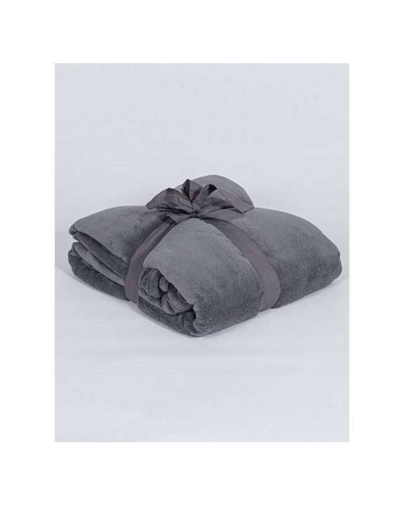 Plaid personnalisable L-MERCH Coral-Fleece-Blanket Recycled