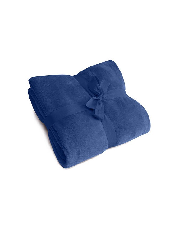 Plaid personnalisable L-MERCH Coral-Fleece-Blanket Recycled
