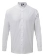 PREMIER Men´s Banded Collar Grandad Long Sleeve Shirt Hemd personalisierbar