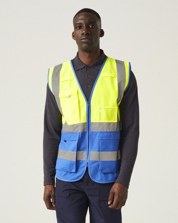Gilet de sécurité personnalisable REGATTA Pro Hi-Vis Executive Vest
