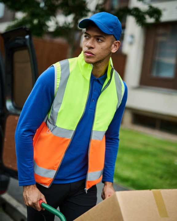 Gilet de sécurité personnalisable REGATTA Pro Hi-Vis Full Zip Gilet