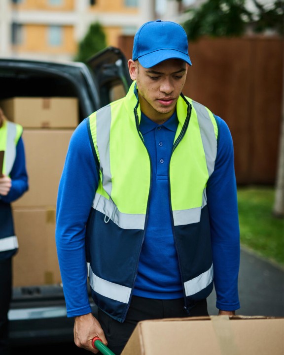 Gilet de sécurité personnalisable REGATTA Pro Hi-Vis Full Zip Gilet