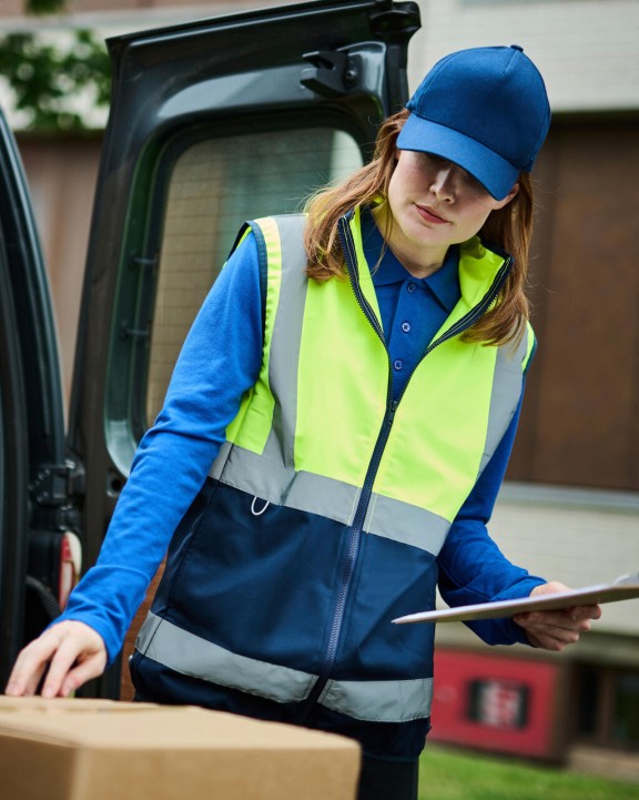 Gilet de sécurité personnalisable REGATTA Pro Hi-Vis Full Zip Gilet