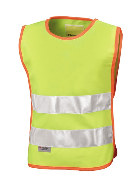 RESULT R212J Fluo overgooier kinderen fluo yellow personnalisable