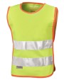 RESULT R212J Fluo overgooier kinderen Warnweste personalisierbar