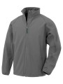 RESULT RECYCLED 2-LAYER PRINTABLE JUNIOR SOFTSHELL JACKET gris personnalisable