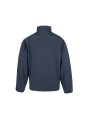 RESULT RECYCLED 2-LAYER PRINTABLE JUNIOR SOFTSHELL JACKET bleu marine personnalisable