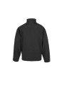 RESULT RECYCLED 2-LAYER PRINTABLE JUNIOR SOFTSHELL JACKET noir personnalisable