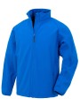 RESULT RECYCLED 2-LAYER PRINTABLE JUNIOR SOFTSHELL JACKET bleu royal personnalisable