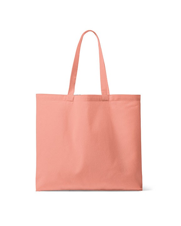HALINK Organic Canvas Carrier Bag Medium Long Handle London 02 Tasche personalisierbar