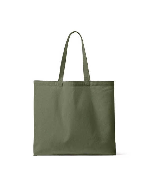 HALINK Organic Canvas Carrier Bag Medium Long Handle London 02 Tasche personalisierbar