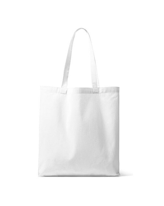 HALINK Organic Canvas Carrier Bag Long Handle London 01 Tasche personalisierbar