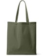 HALINK Organic Canvas Carrier Bag Long Handle London 01 Tasche personalisierbar