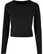 T-shirt BUILD YOUR BRAND Ladies Short Longsleeve Tee voor bedrukking &amp; borduring