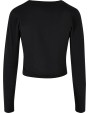 T-shirt BUILD YOUR BRAND Ladies Short Longsleeve Tee voor bedrukking &amp; borduring
