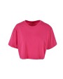 T-shirt BUILD YOUR BRAND LADIES SHORT OVERSIZED TEE voor bedrukking &amp; borduring