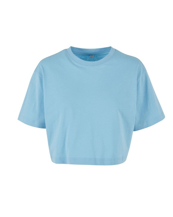 T-shirt personnalisable BUILD YOUR BRAND LADIES SHORT OVERSIZED TEE