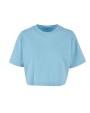 T-shirt BUILD YOUR BRAND LADIES SHORT OVERSIZED TEE voor bedrukking &amp; borduring