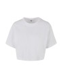 T-shirt BUILD YOUR BRAND LADIES SHORT OVERSIZED TEE voor bedrukking &amp; borduring